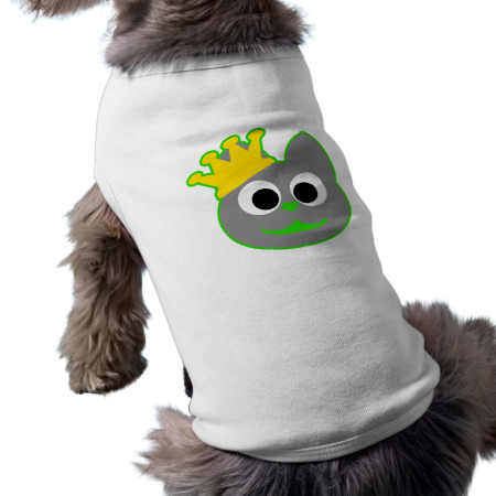 King Kat Green - Gray Dog Tshirt King Kat Green - Gray Dog Tshirt