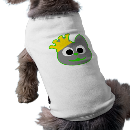 King Kat Green - Gray Dog Tshirt