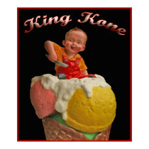 King Kone Vintage Poster Print