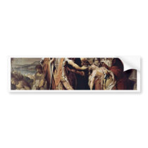 King Lear Mourns Cordelia  By Barry James Bumper Sticker