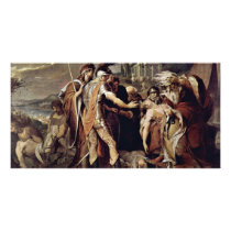 King Lear Mourns Cordelia  By Barry James Picture Card