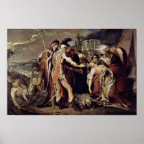 King Lear Mourns Cordelia  By Barry James Posters