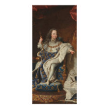King Louis XV as a Child by Hyacinthe Rigaud Rack Card Design