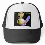 King Monty on Skate Board hats
