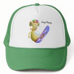 King Monty on Skate Board hats