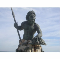 King Neptune keychain photo sculptures