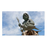 King Neptune Virginia Beach Statue Business Card Template