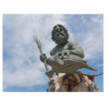 King Neptune Virginia Beach Statue Custom Flyer