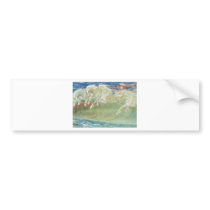 KING NEPTUNE'S HORSES RIDE THE WAVES BUMPER STICKERS