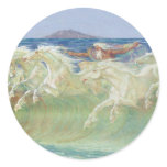 KING NEPTUNE'S HORSES RIDE THE WAVES stickers