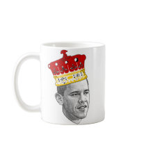King Obama mugs