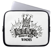 King Of 10 Inches laptop sleeves