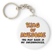 King of Awesome Key Chain