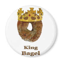 King of Bagels Magnet