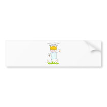 King Of Carrot Flowers Bumper Stickers
