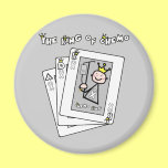 King of Chemo Fridge Magnet