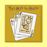 King of Chemo Refrigerator Magnets