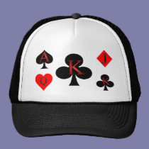 King of Clubs Playing Cards hats