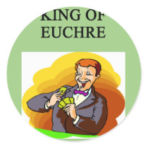 king of euchre stickers
