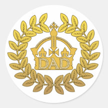 King of Father's Day Sticker