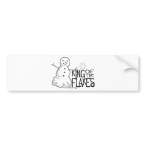 King Of Flakes Bumper Sticker