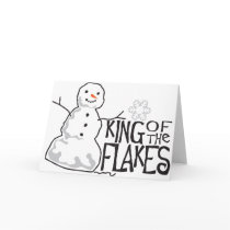 King Of Flakes Card