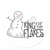 King Of Flakes Stickers