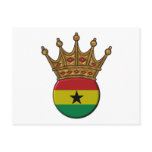 King Of Ghana Postcard