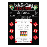 King of Hearts 60th Birthday Party Invitation