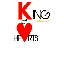 KING OF HEARTS by live.rock.yell! t-shirts