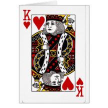 King of Hearts Collection Greeting Cards