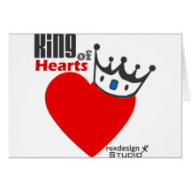 King of Hearts Greeting Cards