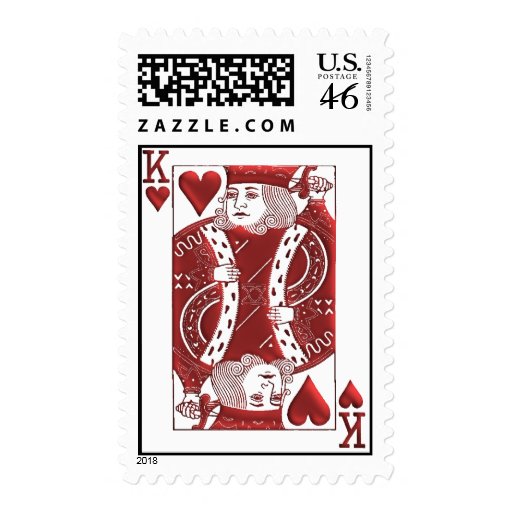 King of Hearts postage