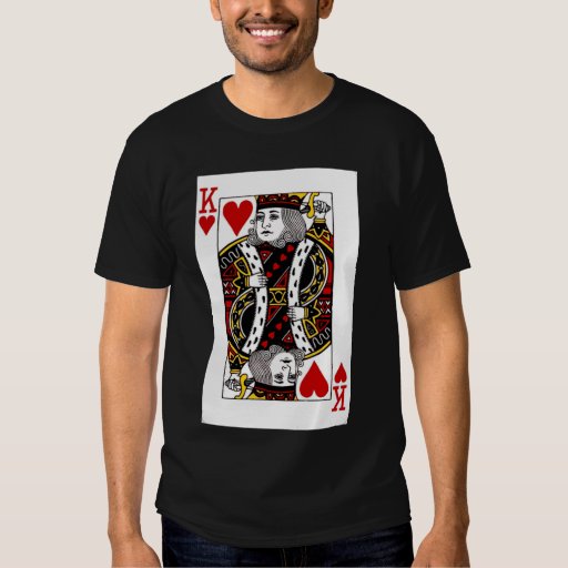 King of hearts TShirt Zazzle