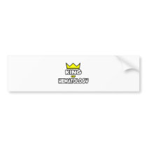 King of Hematology Bumper Stickers