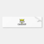 King of Meteorology Bumper Sticker