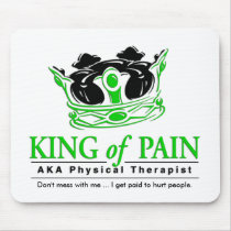 "King of Pain" Physical Therapy Mousepad