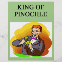king of pinochle custom flyer