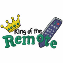 King of Remote embroidered shirts