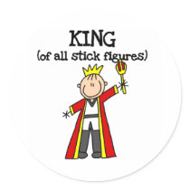 King of Stick Figures stickers by stick_figures King of Stick Figures stickers