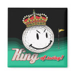KING OF SWING REFRIGERATOR MAGNET