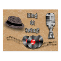 King Of Swing postcards