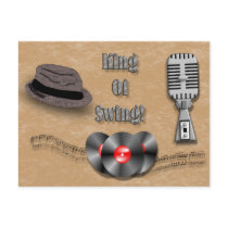 King Of Swing postcards