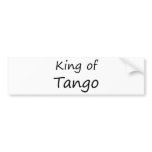 King of Tango Bumper Sticker