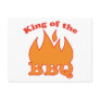 King Of The BBQ Postcard