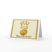 King of the Castle Greeting Card