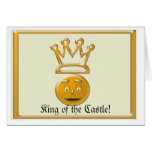 King of the Castle Greeting Card