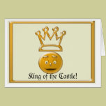 King of the Castle Greeting Card cards