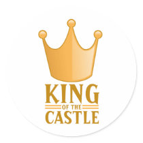 King of the castle sticker