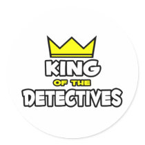 King of the Detectives Stickers